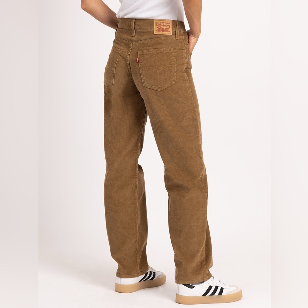 Levi's Men's Corduroy Trousers in Caramel Brown size 31 ribcage straight